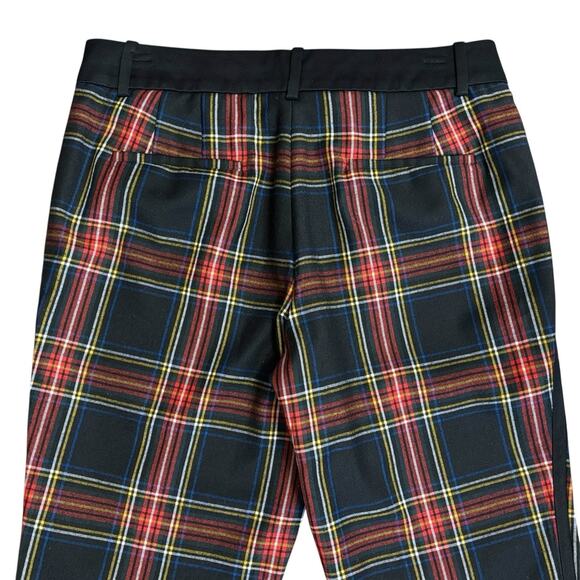 J. Crew Women's Cropped Pants Size 6 Tartan Plaid Wool Blend 26" Inseam E5726 - Picture 7 of 12